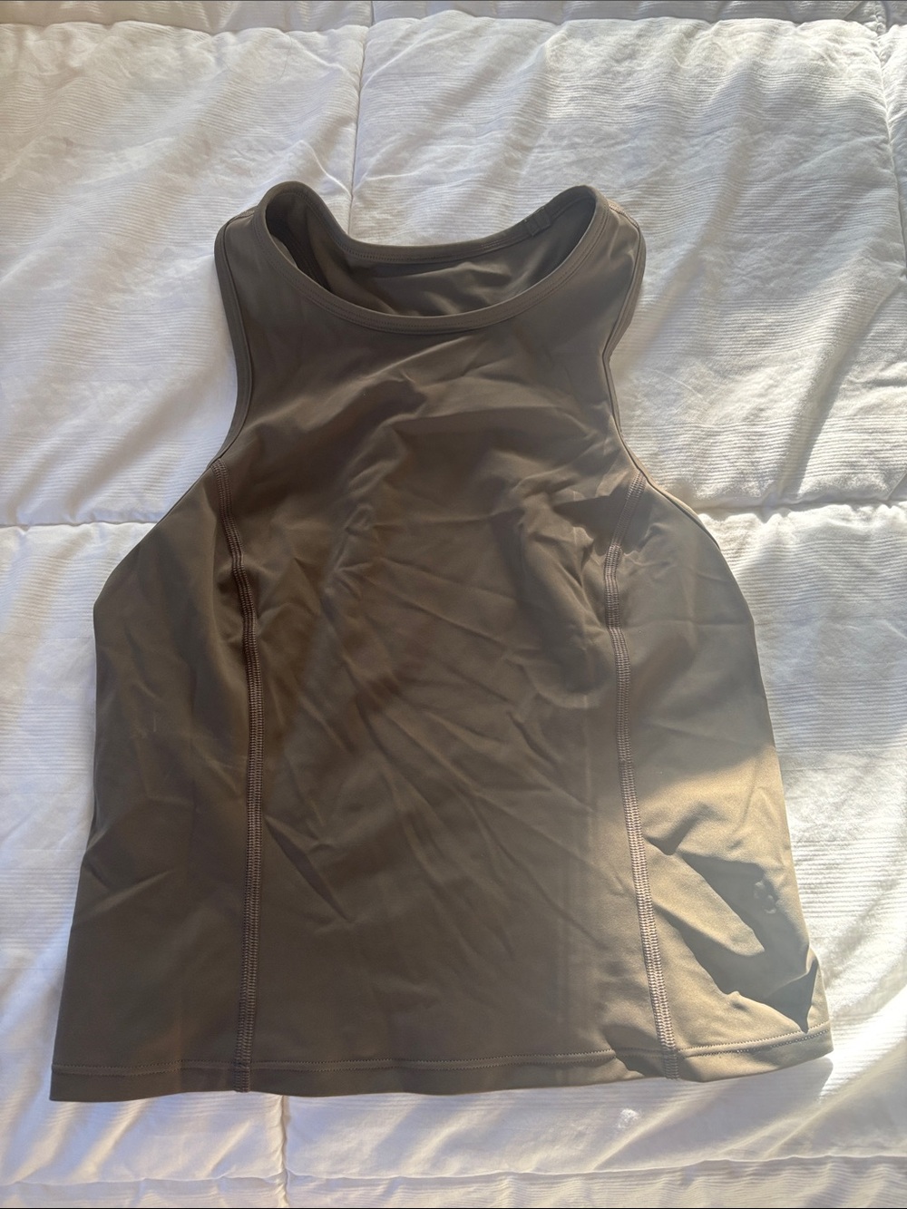 Lululemon Nulux Racerback Cropped Run Tank Size 6